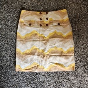 Sabrina Lauren New York Linen blend pencil skirt size 14 knee length